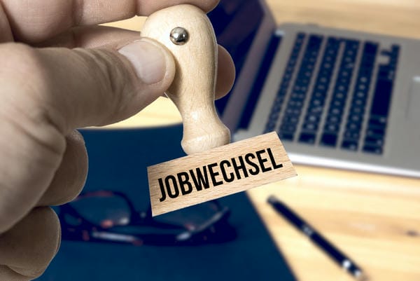 Jobwechsel als Quereinsteiger Stempel mit der Aufschrift Jobwechsel